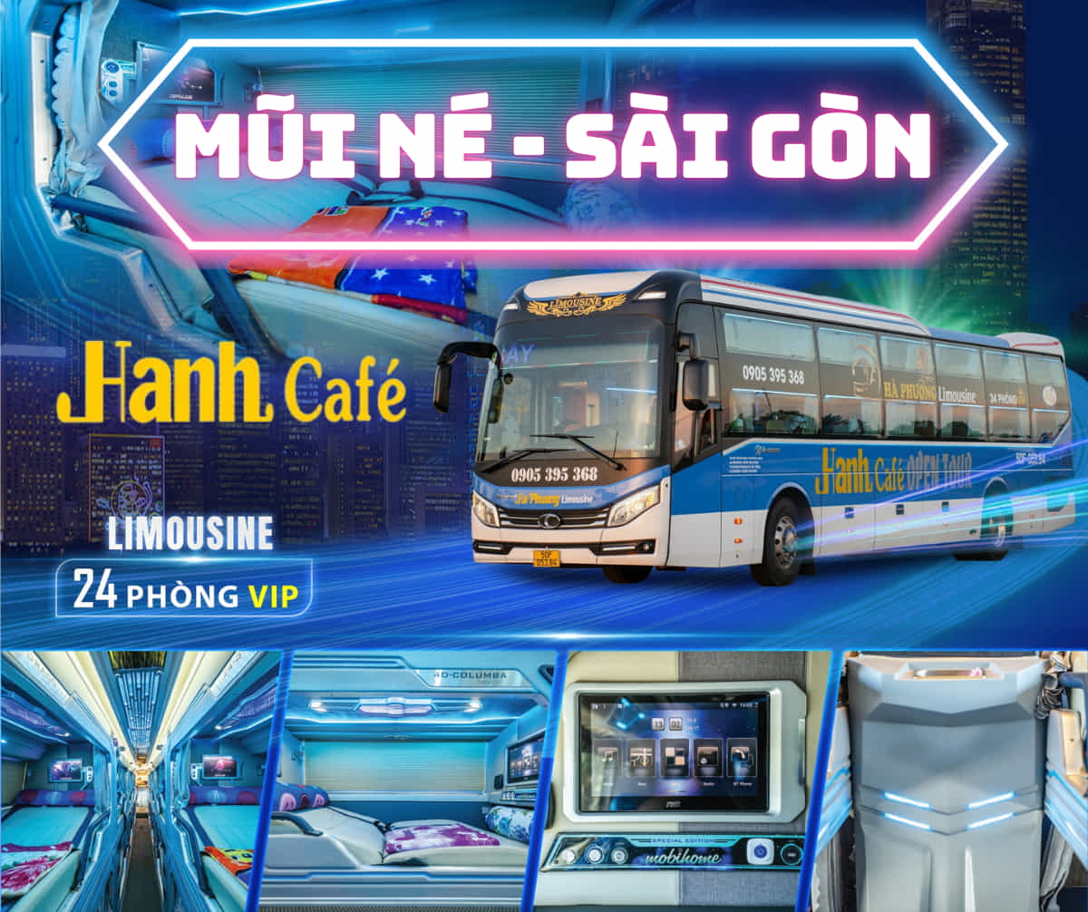 Xe giường nằm phòng VIP Mũi Né - Sài Gòn