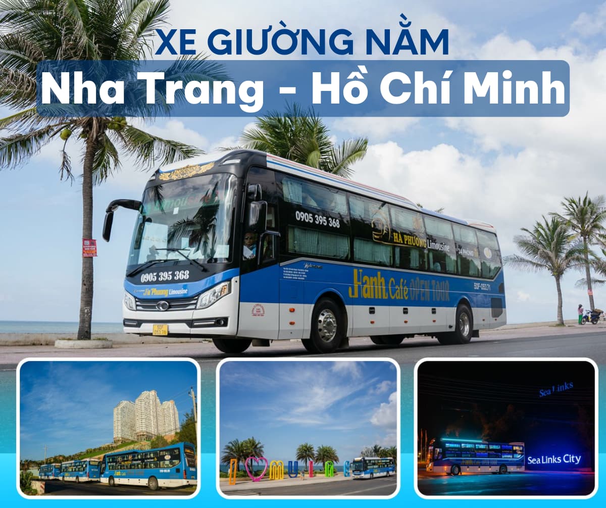 Xe giường nằm phòng vip Nha Trang - Hồ Chí Minh